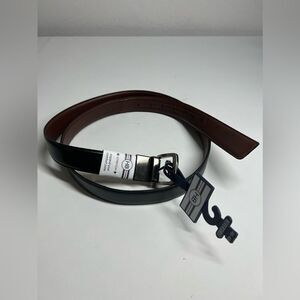 HB Men’s Belt Reversible Size 46-48 Black Brown NWT